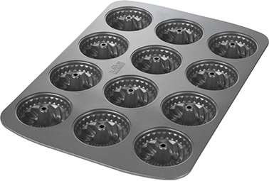 Tava mini-prajitura Bundt inelara