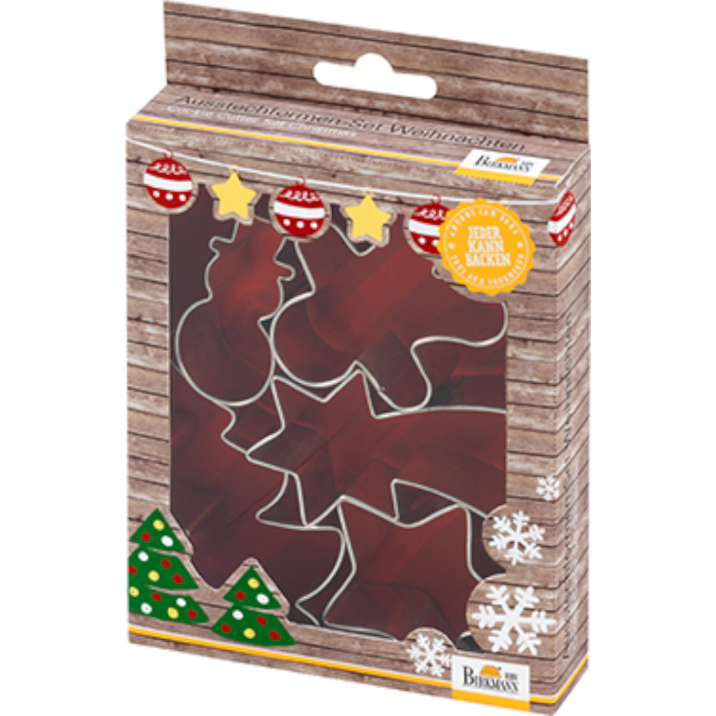 [RBV.0039] Set forme prajitura, Birkmann, cu motive de Craciun