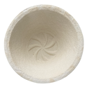 Cos de pulpa lemn pentru dospit, rotund, 0.75Kg, diametru 18,5cm, model spirala