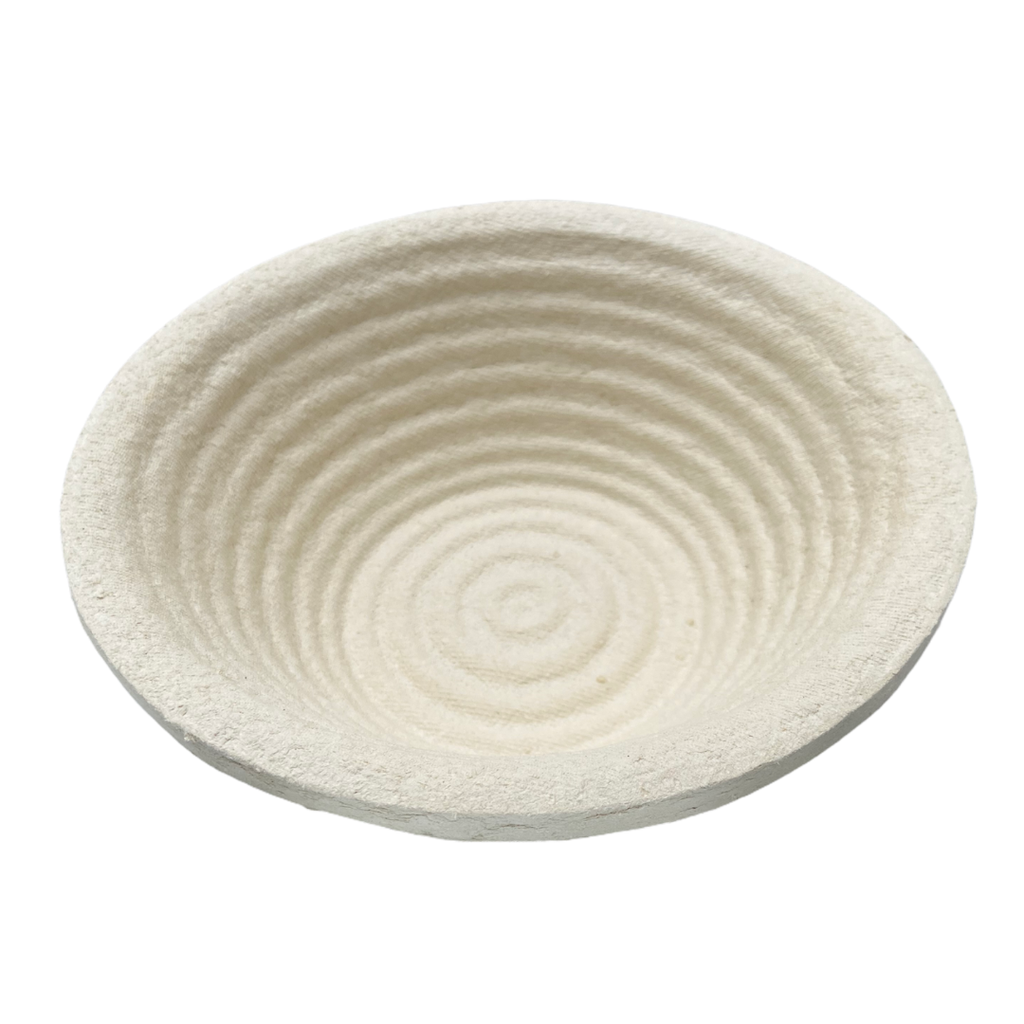 [BPL.0003] Cos de pulpa lemn pentru dospit, rotund, 0.75Kg, diametru 18.5 cm, model crestat