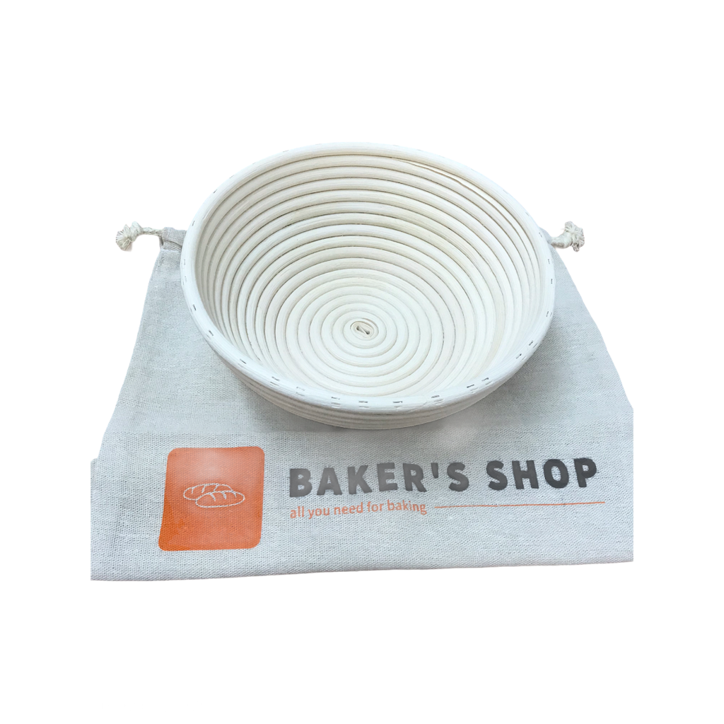 [100130] Cos de rachita pentru dospit, rotund, 1Kg 220 x 85 mm