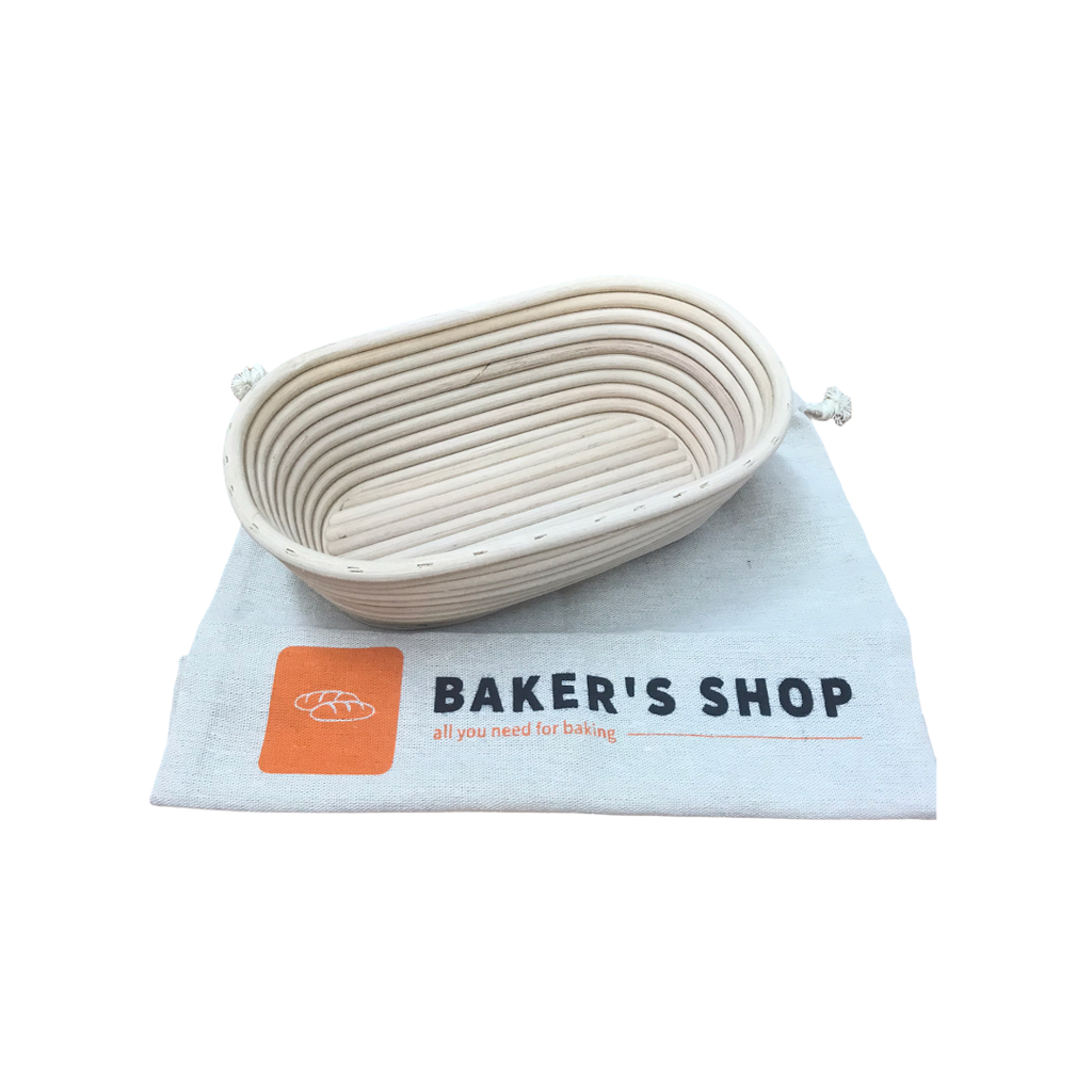 [100610] Cos de rachita pentru dospit, oval, 0.5Kg 240 x 140 x 75 mm