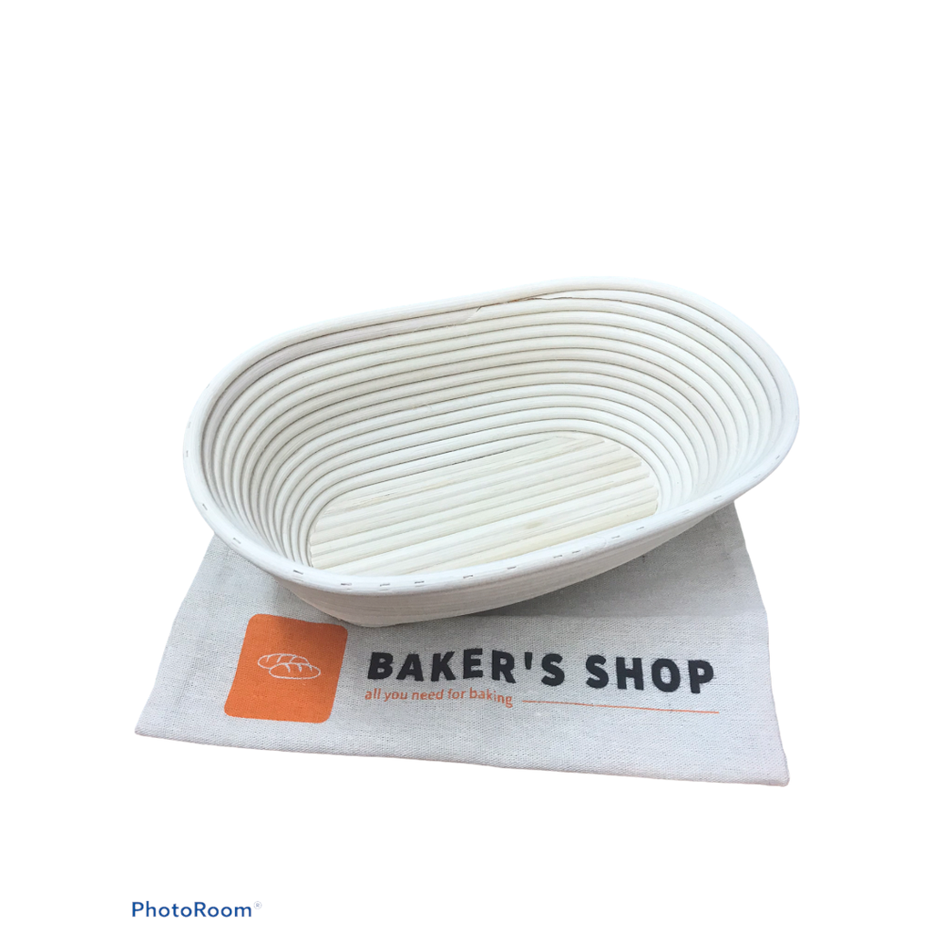 [100630] Cos de rachita pentru dospit,  oval, 1,25Kg 300 x 180 x 80 mm