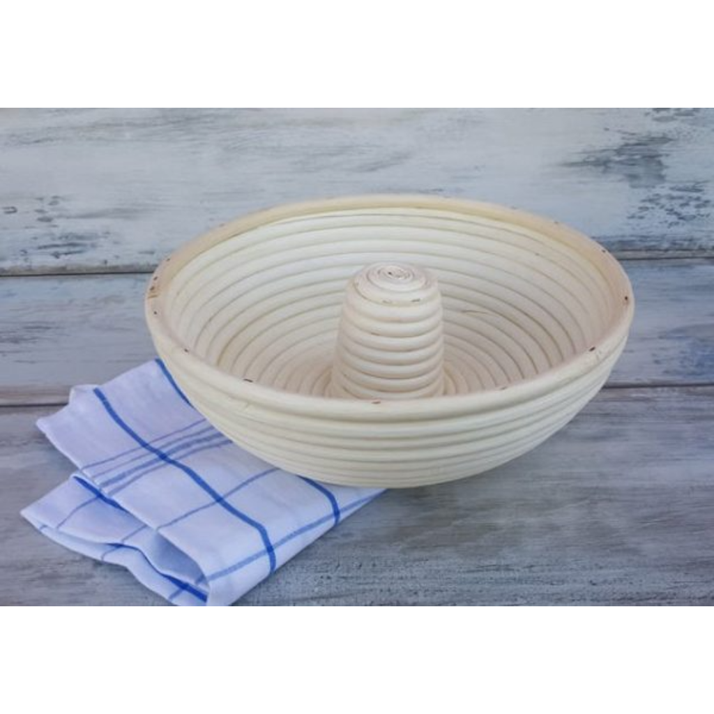 Cos de rachita pentru dospit, rotund, diametru 27 cm, model Couronne Bordelaise