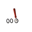 Accesoriu de taiere PastaWheel Marcato, Rosso