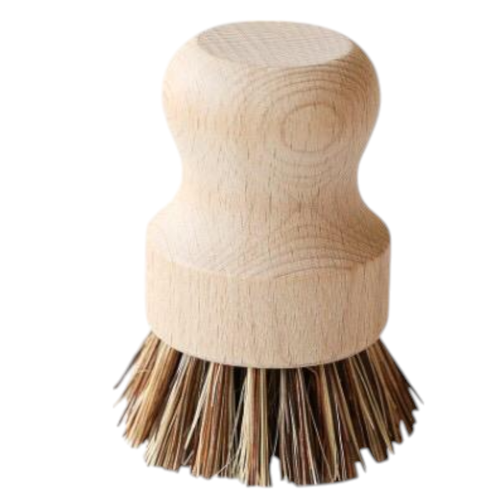 [PER.0003] Perie rotunda cu peri vegetali de duritate ridicata, maner de fag