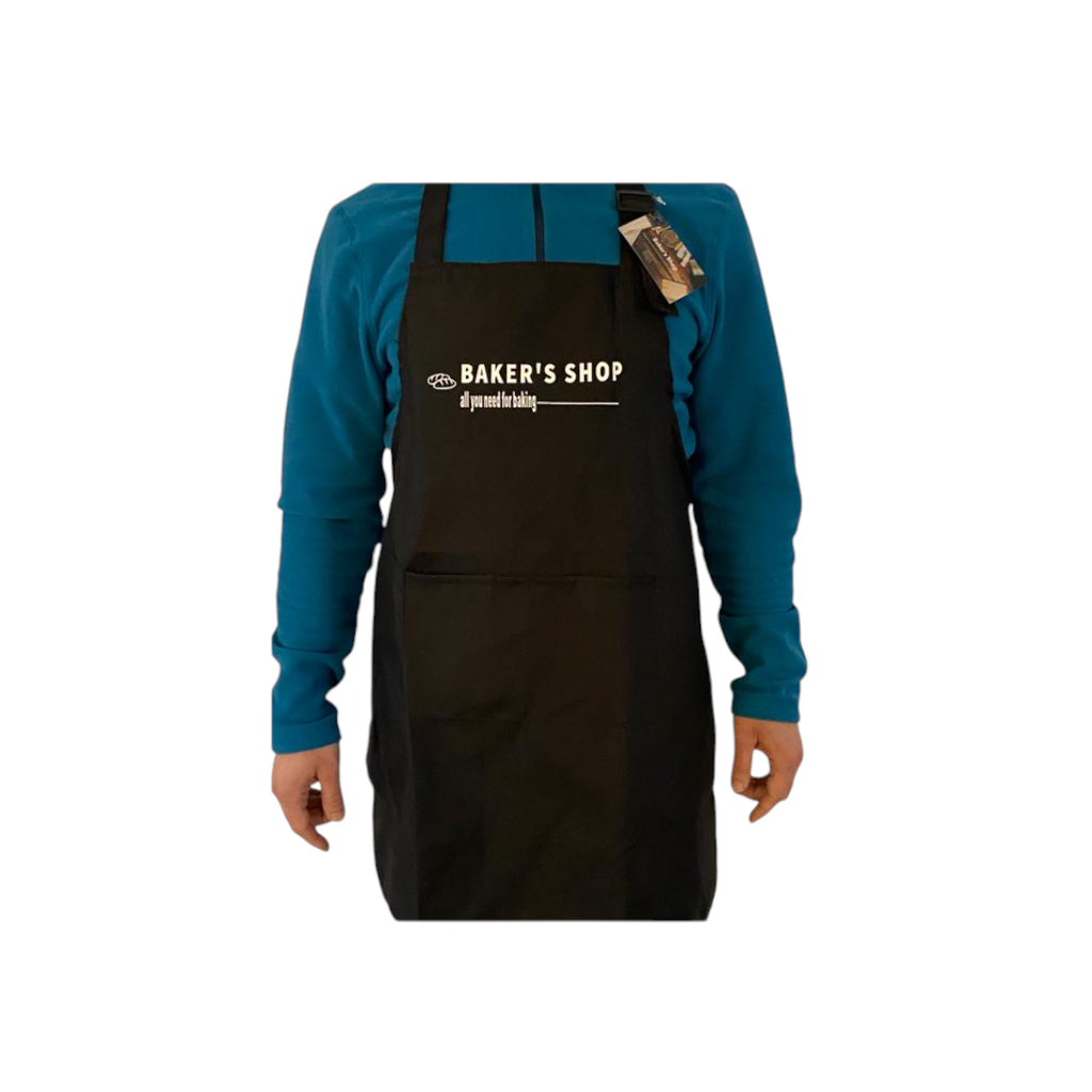 Apron (sort) de brutarie Baker's Shop