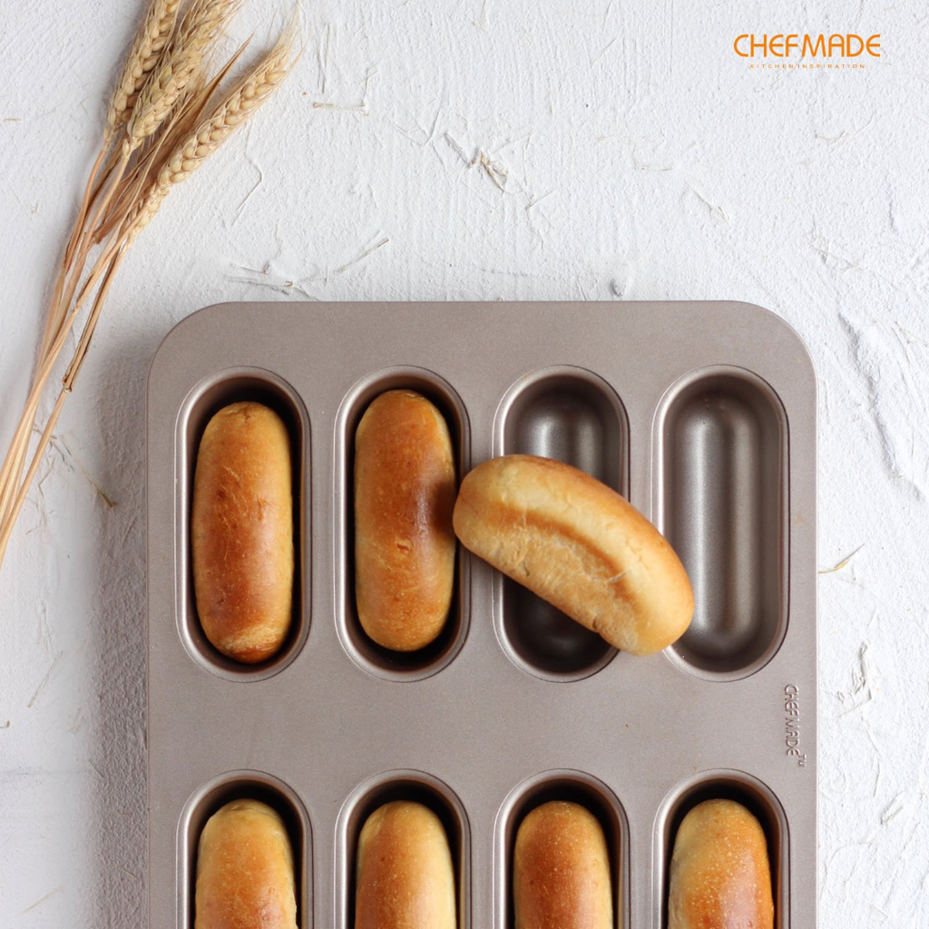 [CHF.000000006] Tava 8 mini forme Hot Dog CHEFMADE