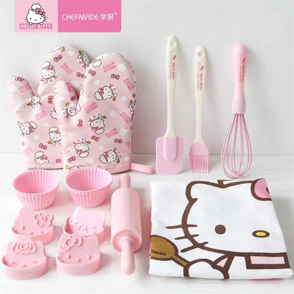 [CHF.000000013] Set cadou Pro for Kids - cu licenta HELLO KITTY CHEFMADE - 8 accesorii