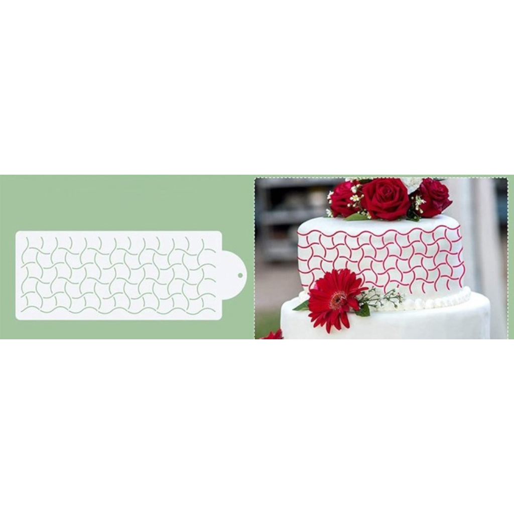 [BSH.0060] Sablon decorativ pentru torturi si prajituri, model E