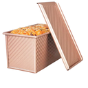 Tava profesionala Pullman pentru copt paine toast, capacitate 450 gr., rose gold