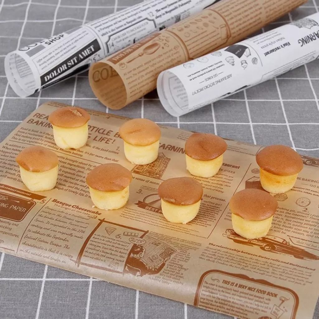 [BSH.0071] Hartie de copt 20 M cu model vintage News Paper