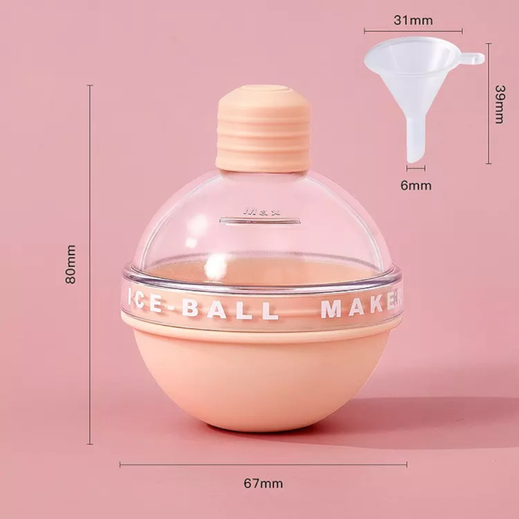 [BSH.0077] Ice ball maker PINK