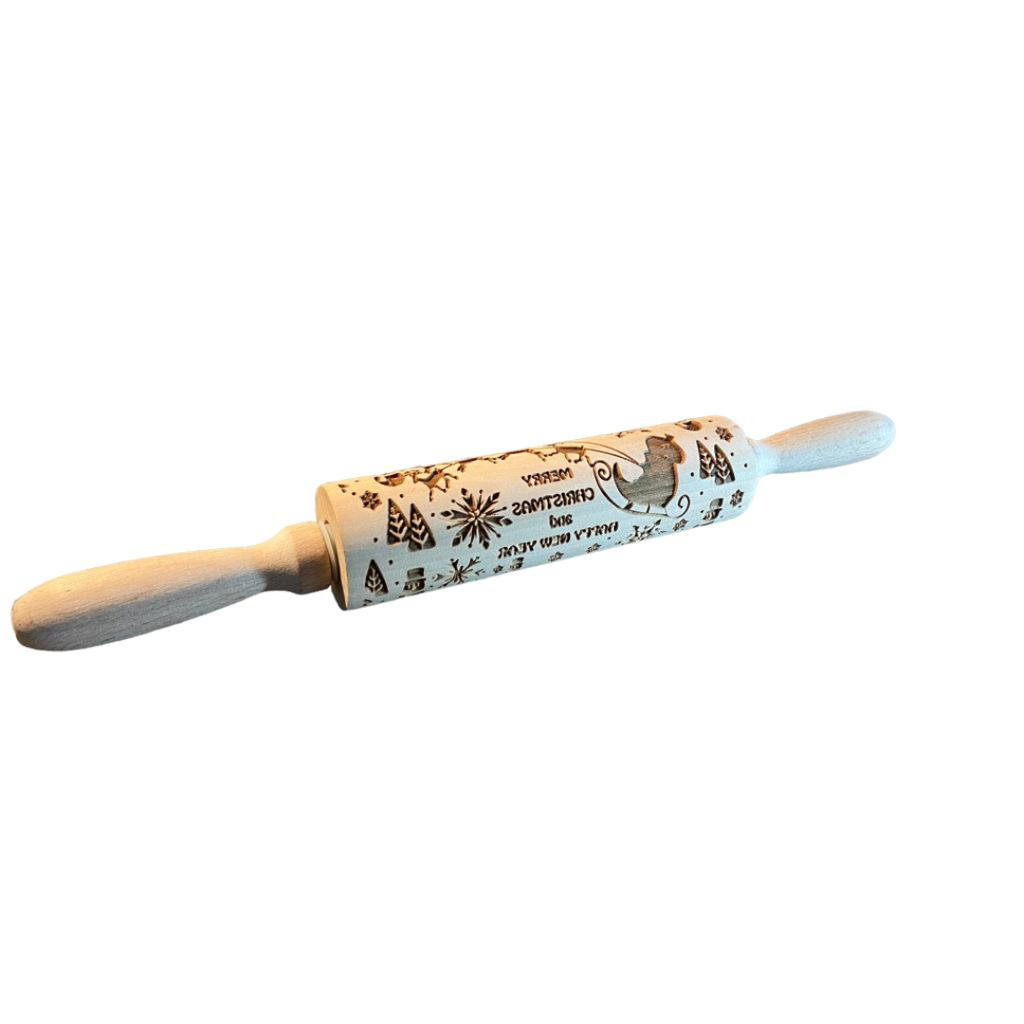 Sucitor din lemn - model Merry Christmas