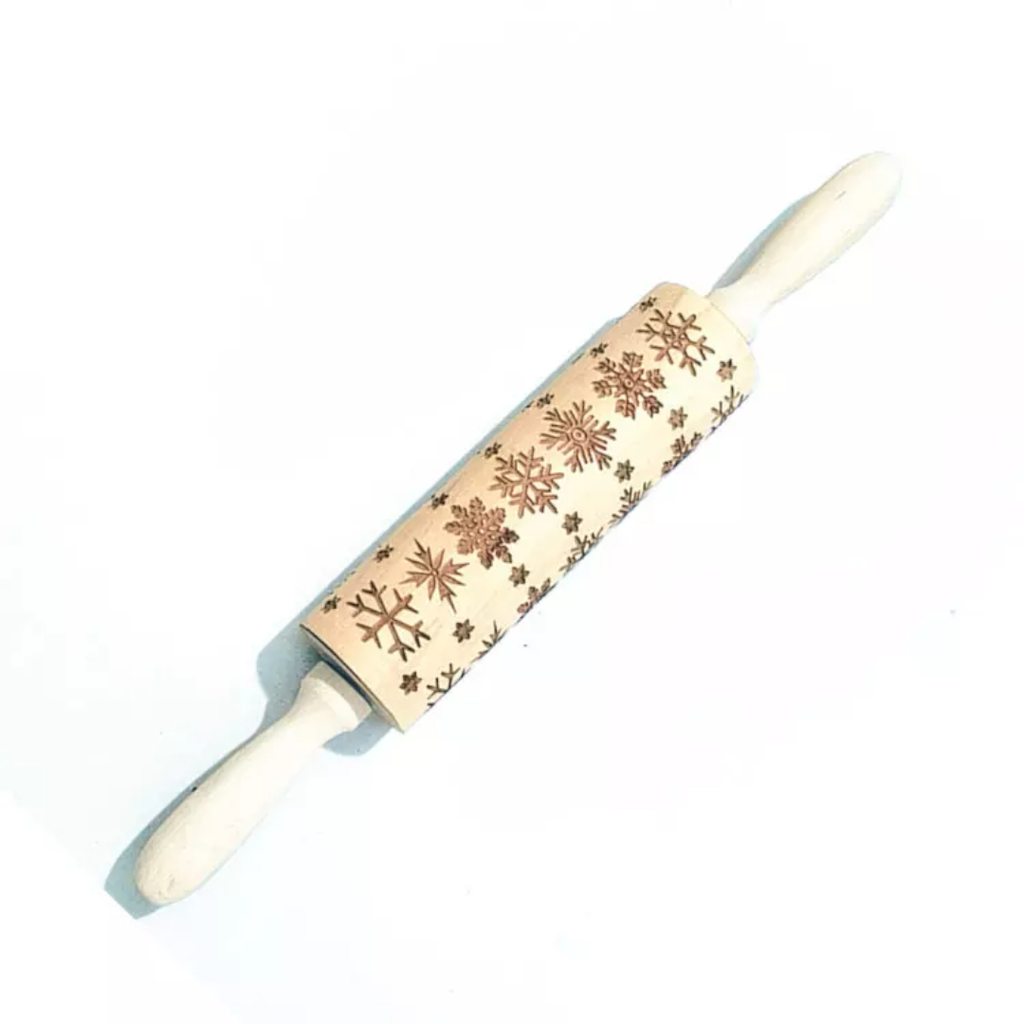 [BSH.0084] Sucitor din lemn, model diversi fulgi de nea