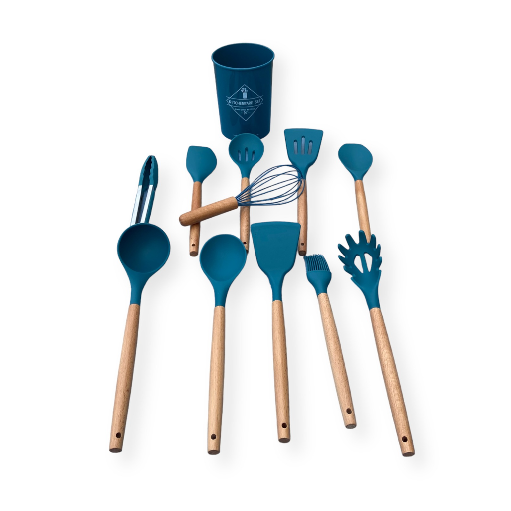[BSH.0089] Set de 12 ustensile de bucatarie Baker's Shop - Navy Blue