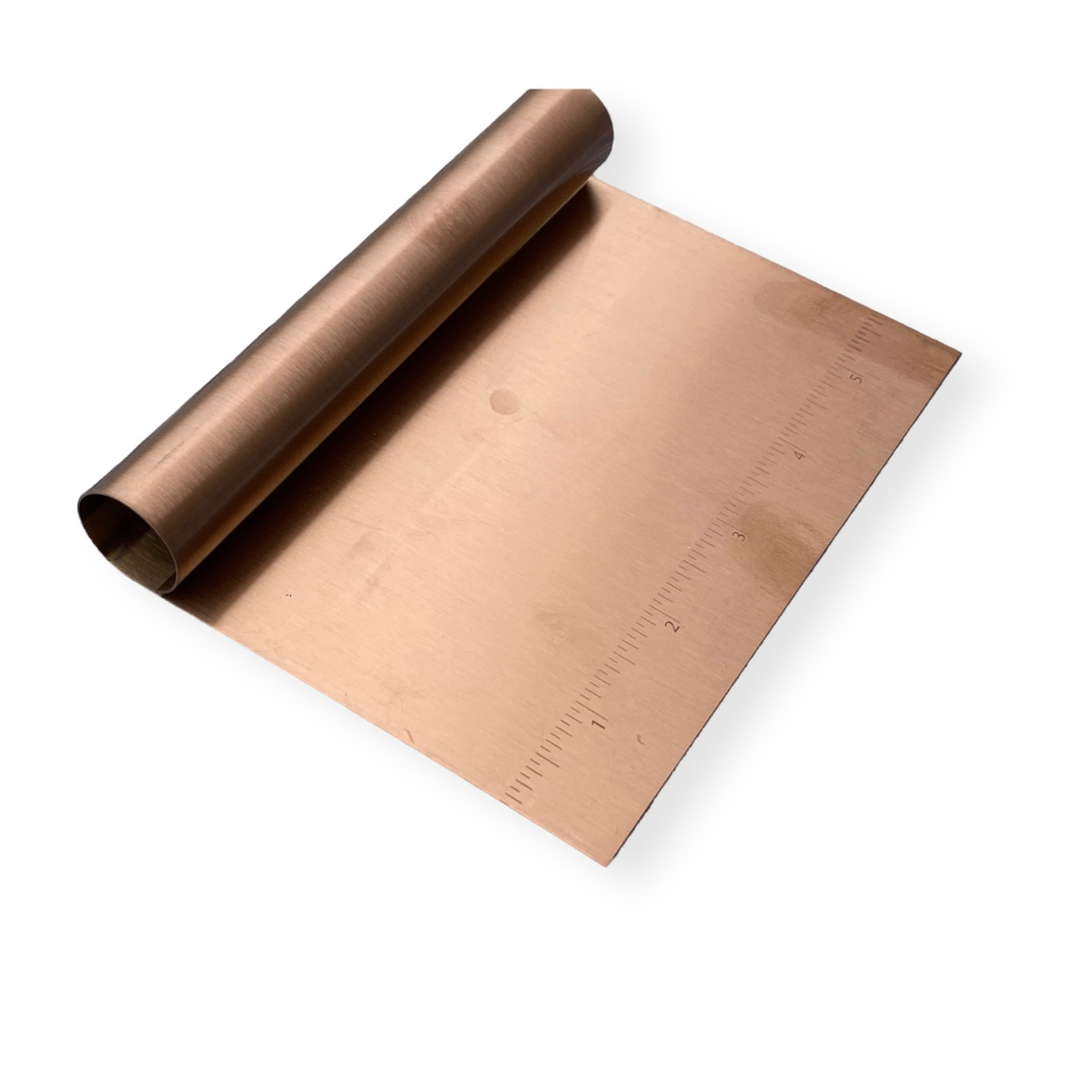 Racleta metalica pentru aluat Baker's Shop - Rose Gold