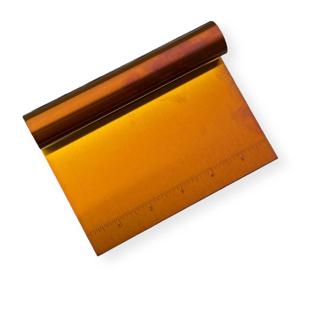 [BSH.0097] Racleta metalica pentru aluat Baker's Shop - Rosu Curcubeu