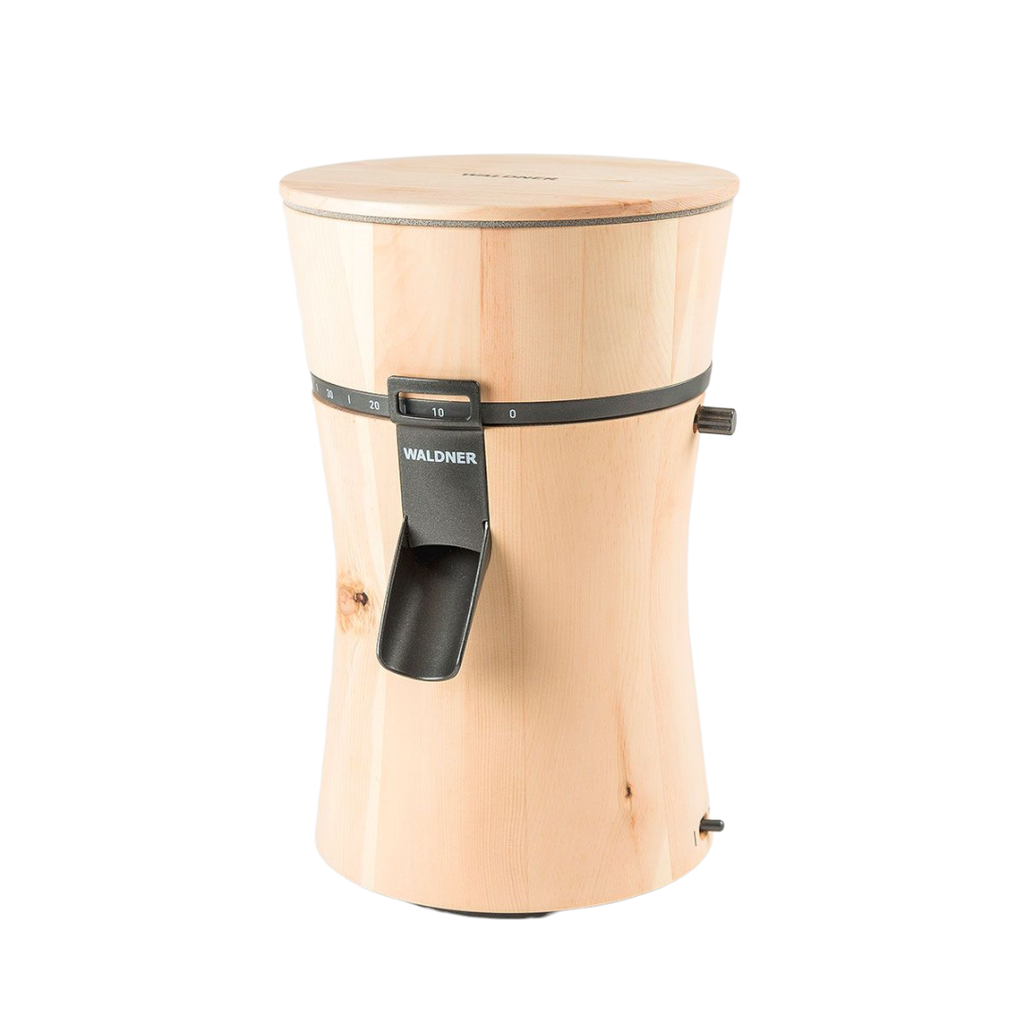 Moara de Bucatarie cu piatra WALDNER Mona, lemn de Pin alpin de stanca,120 gr/min, 400W