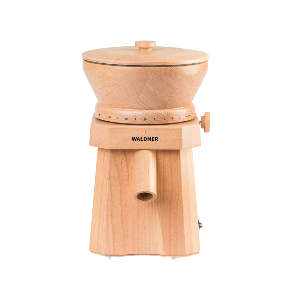 Moara de Bucatarie cu piatra WALDNER Silence, lemn de fag,130 gr/min, 400W