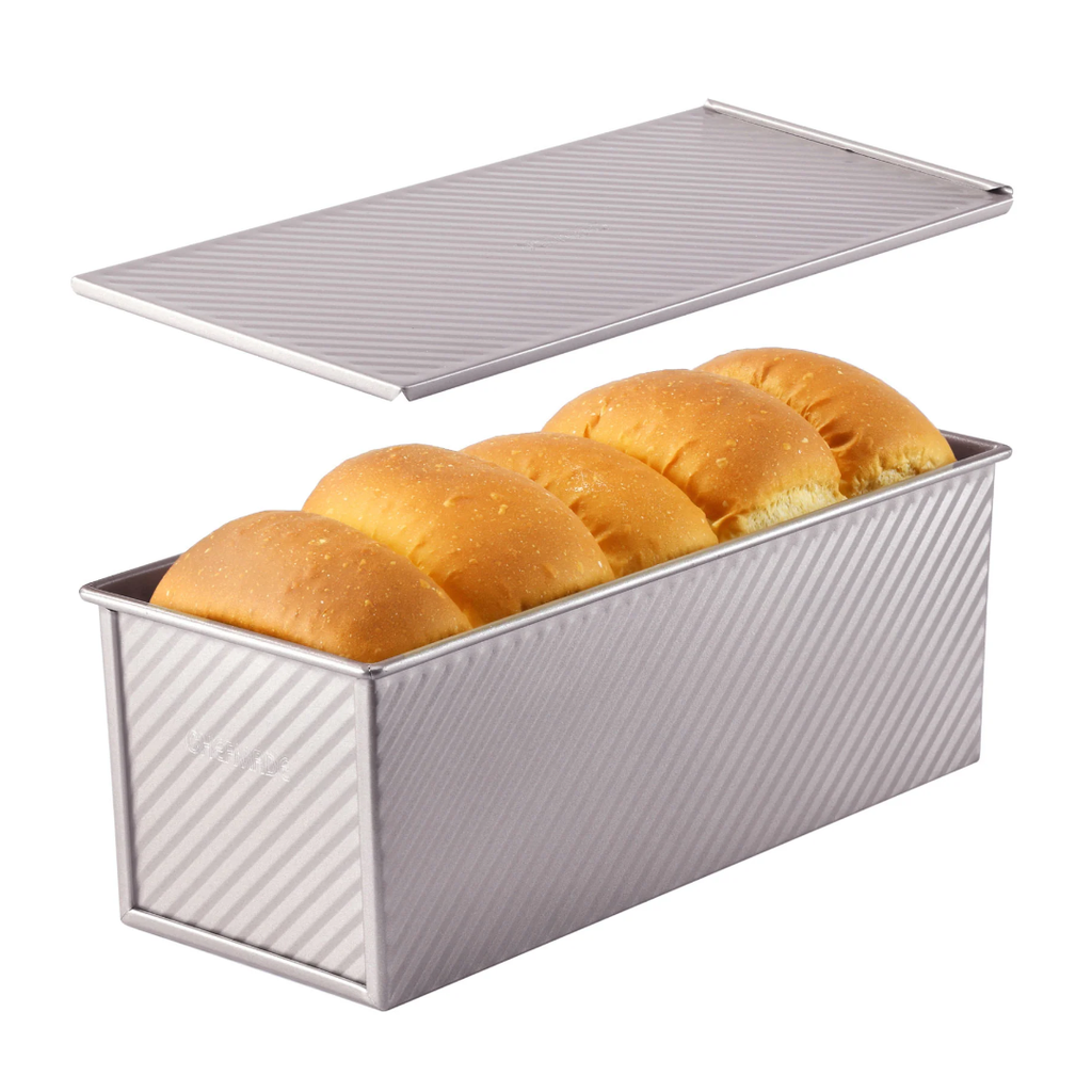 Tava profesionala Pullman pentru paine, cozonac, chec, bordurata, antiaderenta, 1 KG CHEFMADE