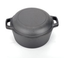 Oala de tuci din fonta cu capac Baking Master
