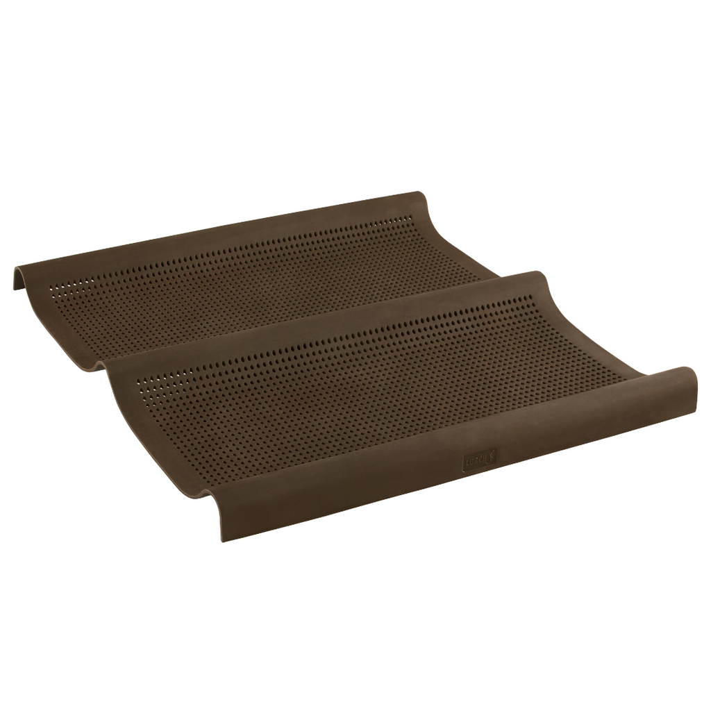 [LUR.0007] Forma pentru ciabatta LURCH FlexiForm, 29,5 x 26 cm, silicon maro, 2 compartimente