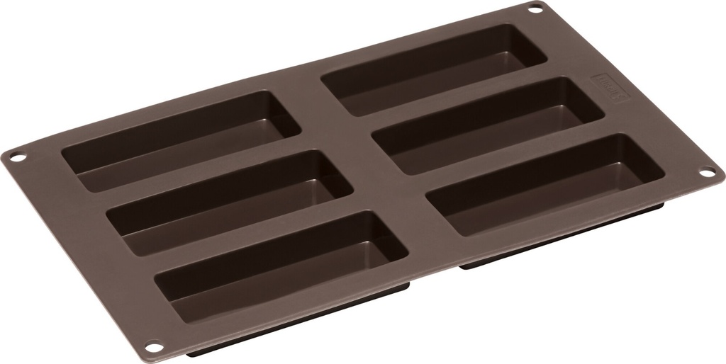 [LUR.0008] Forma LURCH FlexiForm pentru 6 batoane de cereale, 30 x 17,5 cm, culoare maro