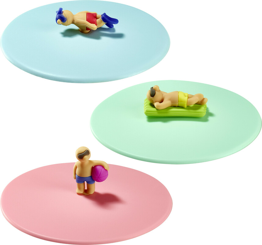 [LUR.0031] LURCH Set Capace pentru pahare de baut, Beach Boys, 3 modele