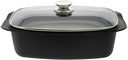 Tava roaster cu capac, antiaderenta, pentru cuptor, 40x22cm, Quatrorondo