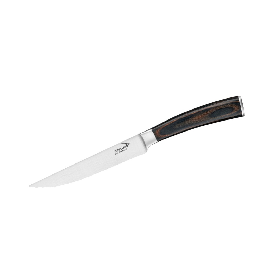 [DEG.0004] Deglon Cutit pentru friptura Grande Table – lama zimtata de 12 cm