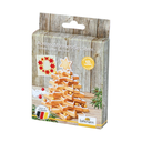 Set pentru Craciun brad de craciun din 6 stelute, otel inoxidabil | 6 forme