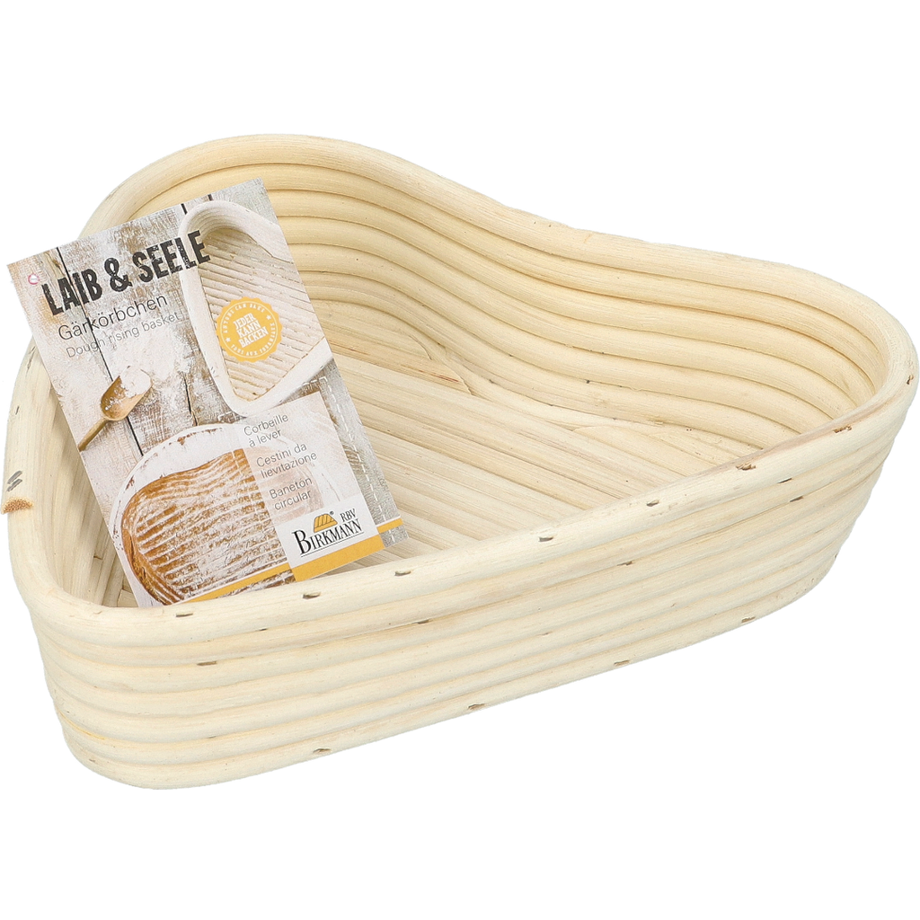 Cos de rachita pentru dospit in forma de inima 25 x 24.5 x 6,5 cm