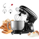 Mixer Planetar 6L VEVOR, 1400W, 6 Viteze + Functie Impuls, Cu Bol Inox si Accesorii Complete
