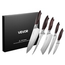 Set 5 cutite bucatarie otel inoxidabil - taiere profesionala si ergonomica